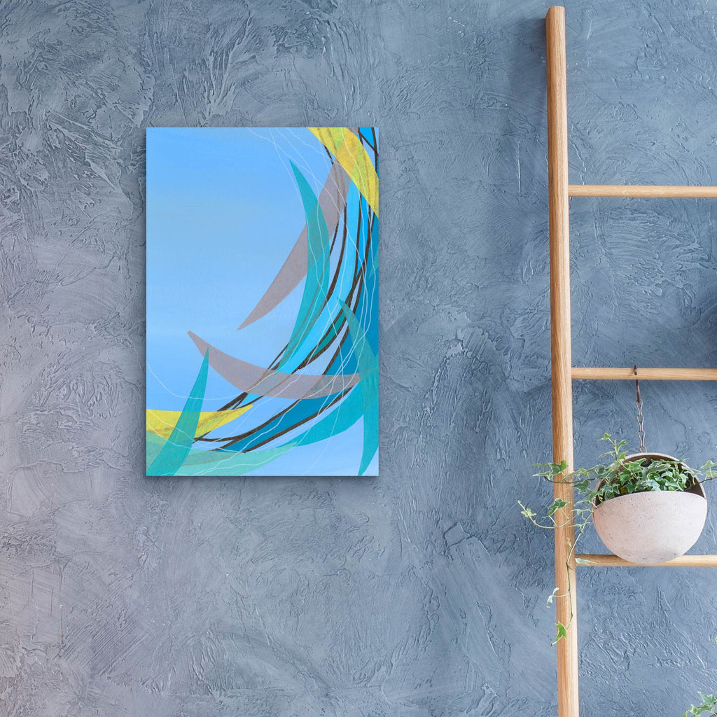 Epic Art 'Circulating Flow II' by Regina Moore, Acrylic Glass Wall Art,16x24