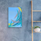 Epic Art 'Circulating Flow II' by Regina Moore, Acrylic Glass Wall Art,16x24
