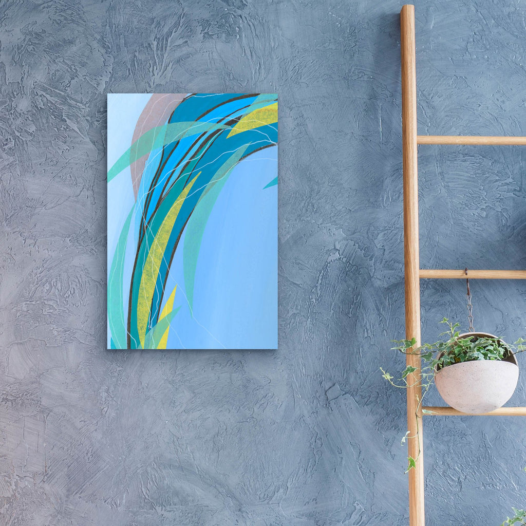 Epic Art 'Circulating Flow III' by Regina Moore, Acrylic Glass Wall Art,16x24