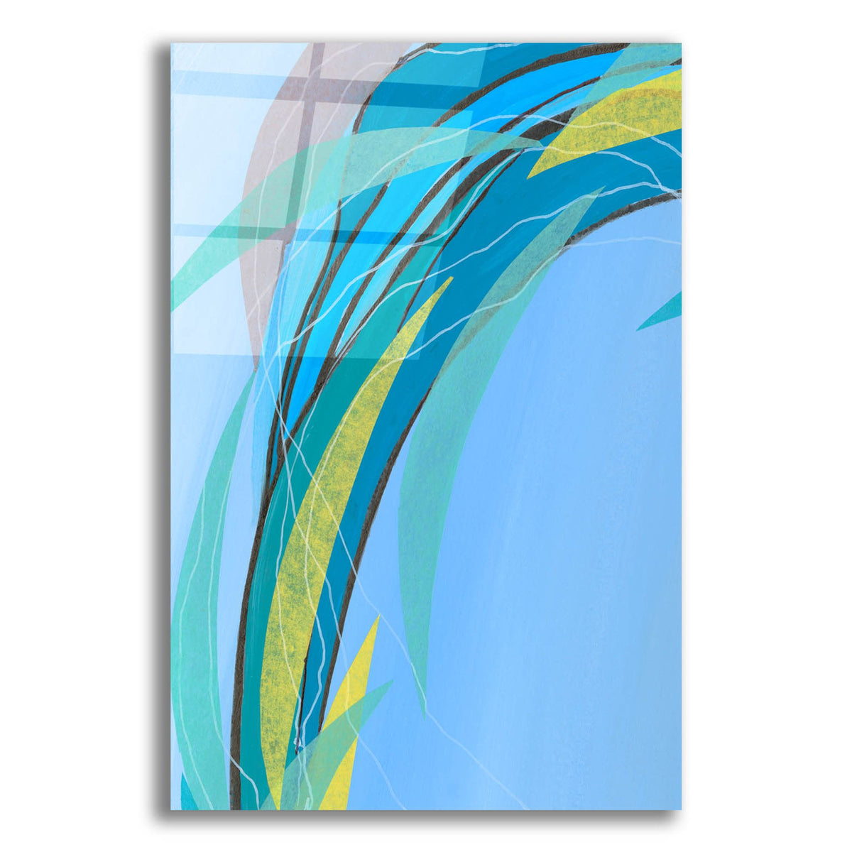Epic Art 'Circulating Flow III' by Regina Moore, Acrylic Glass Wall Art