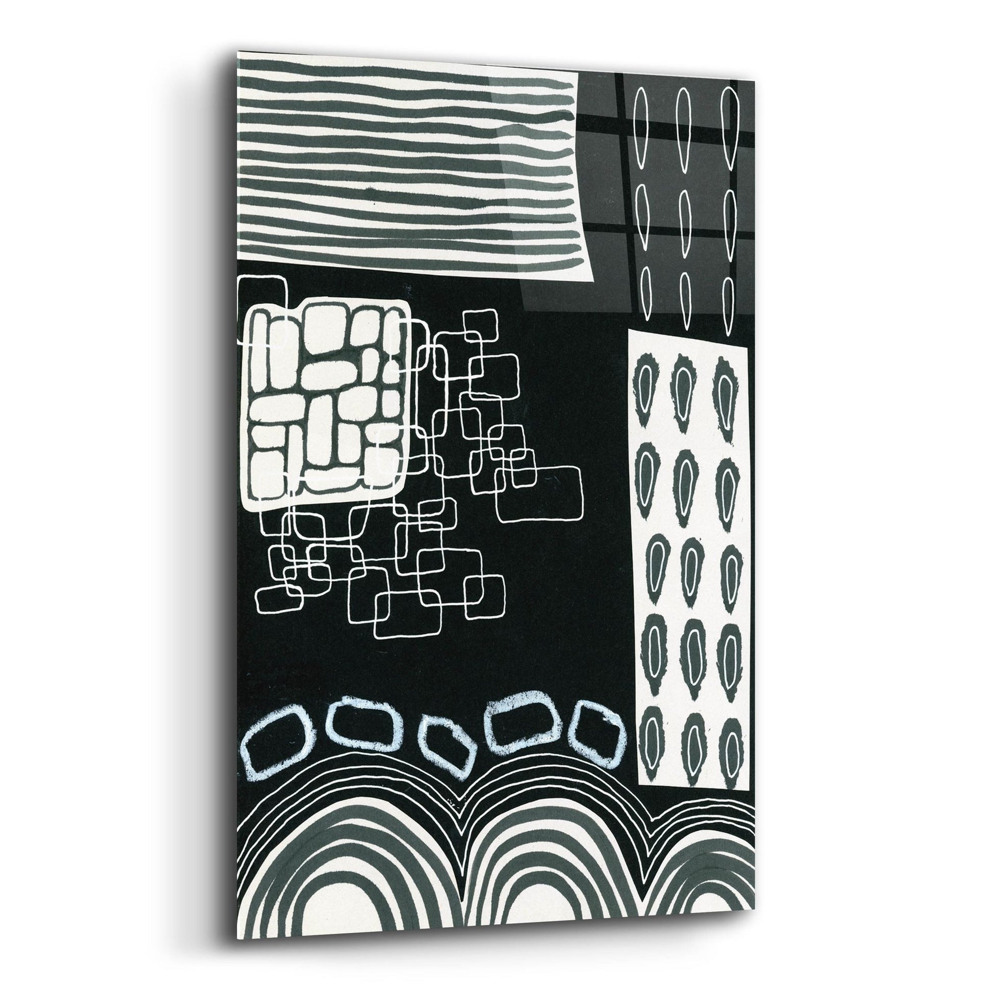 Epic Art 'B&W Fun IV' by Regina Moore, Acrylic Glass Wall Art,12x16