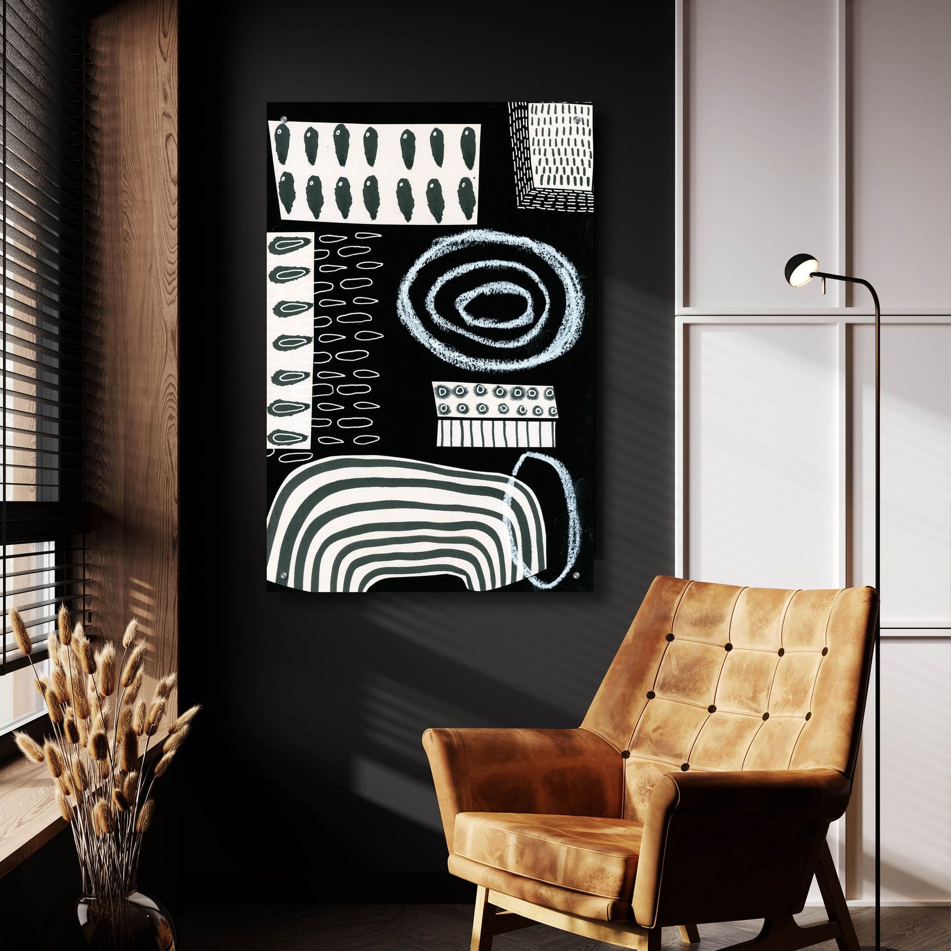 Epic Art 'B&W Fun VI' by Regina Moore, Acrylic Glass Wall Art,24x36