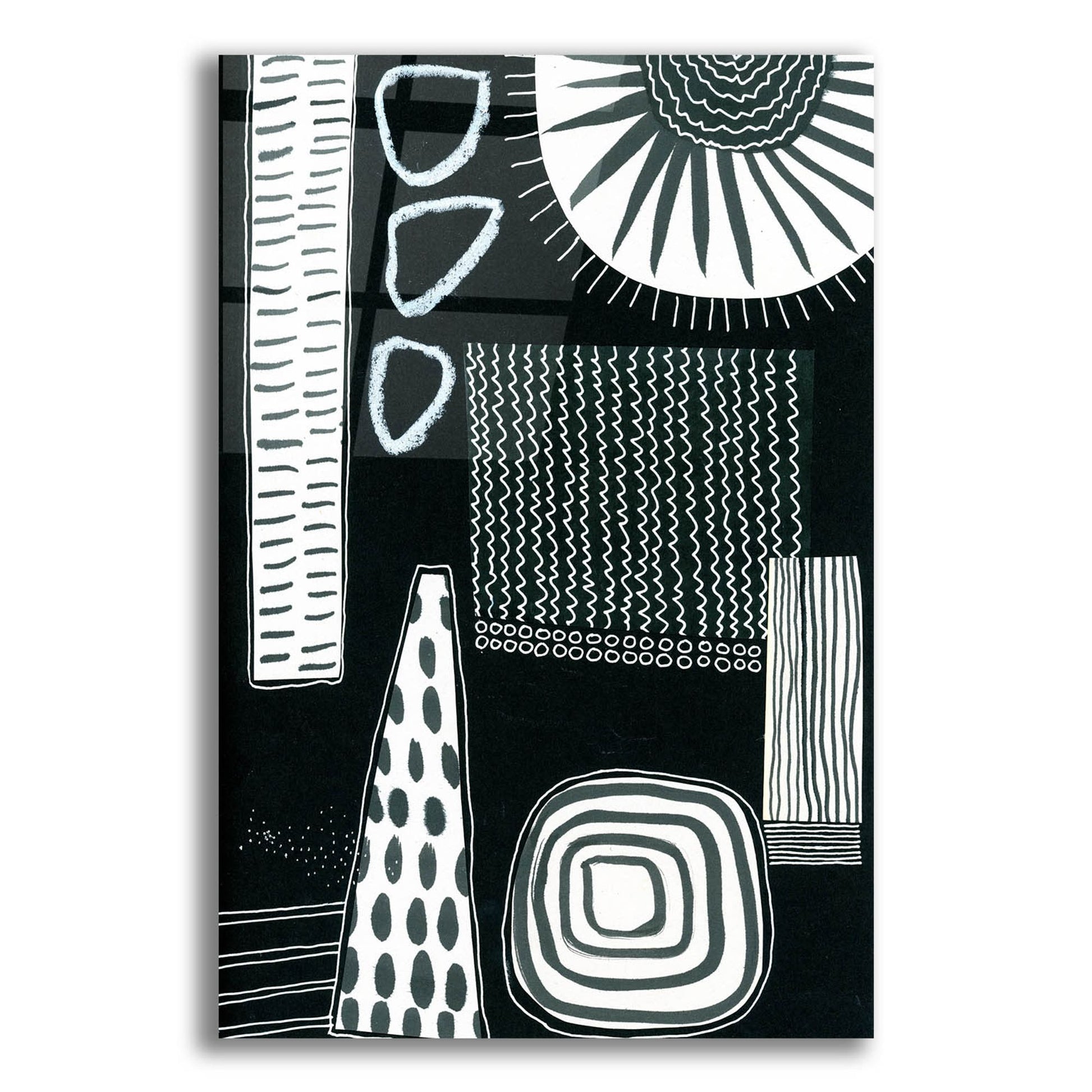 Epic Art 'B&W Fun IX' by Regina Moore, Acrylic Glass Wall Art