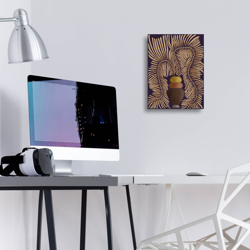 Epic Art 'Leaf Concept II' by Regina Moore, Acrylic Glass Wall Art,12x16