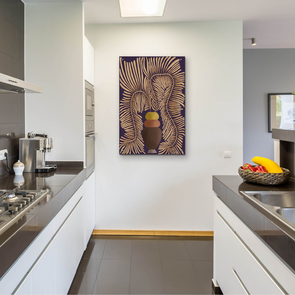 Epic Art 'Leaf Concept II' by Regina Moore, Acrylic Glass Wall Art,24x36