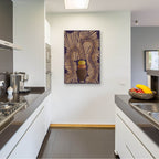 Epic Art 'Leaf Concept II' by Regina Moore, Acrylic Glass Wall Art,24x36