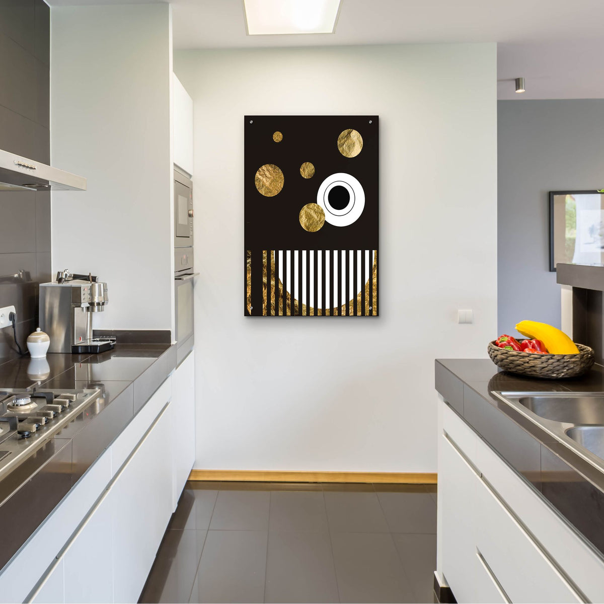 Epic Art 'Spacey I' by Regina Moore, Acrylic Glass Wall Art,24x36