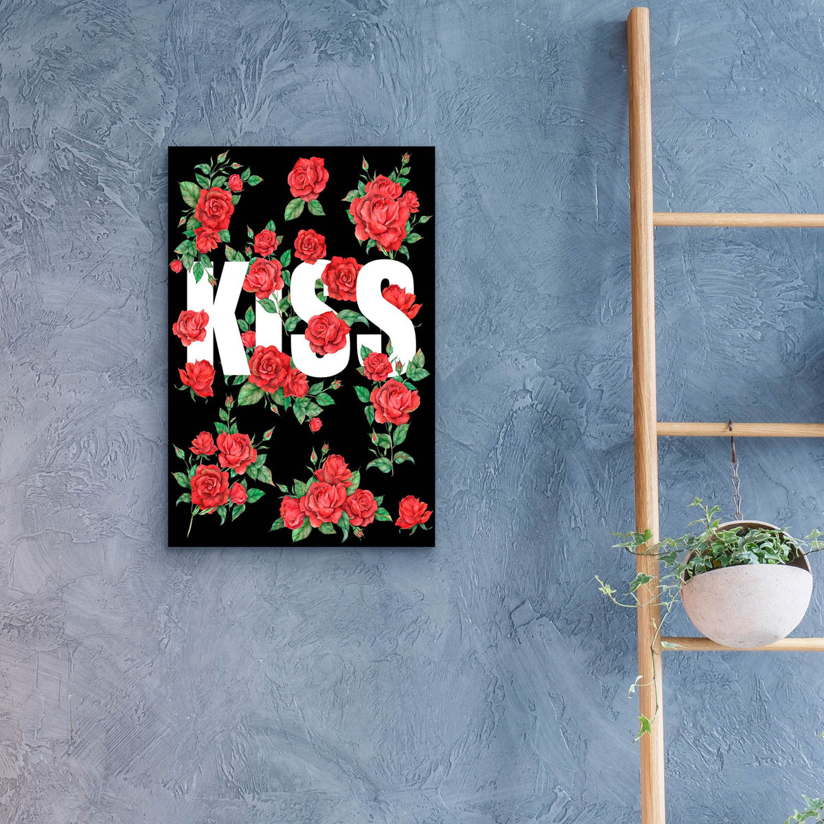 Epic Art 'Love Kiss I' by Regina Moore, Acrylic Glass Wall Art,16x24