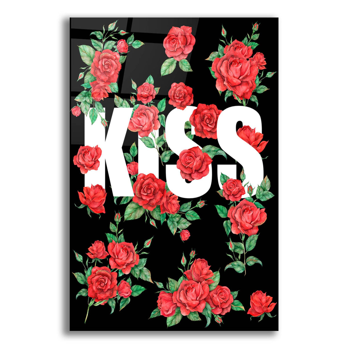 Epic Art 'Love Kiss I' by Regina Moore, Acrylic Glass Wall Art