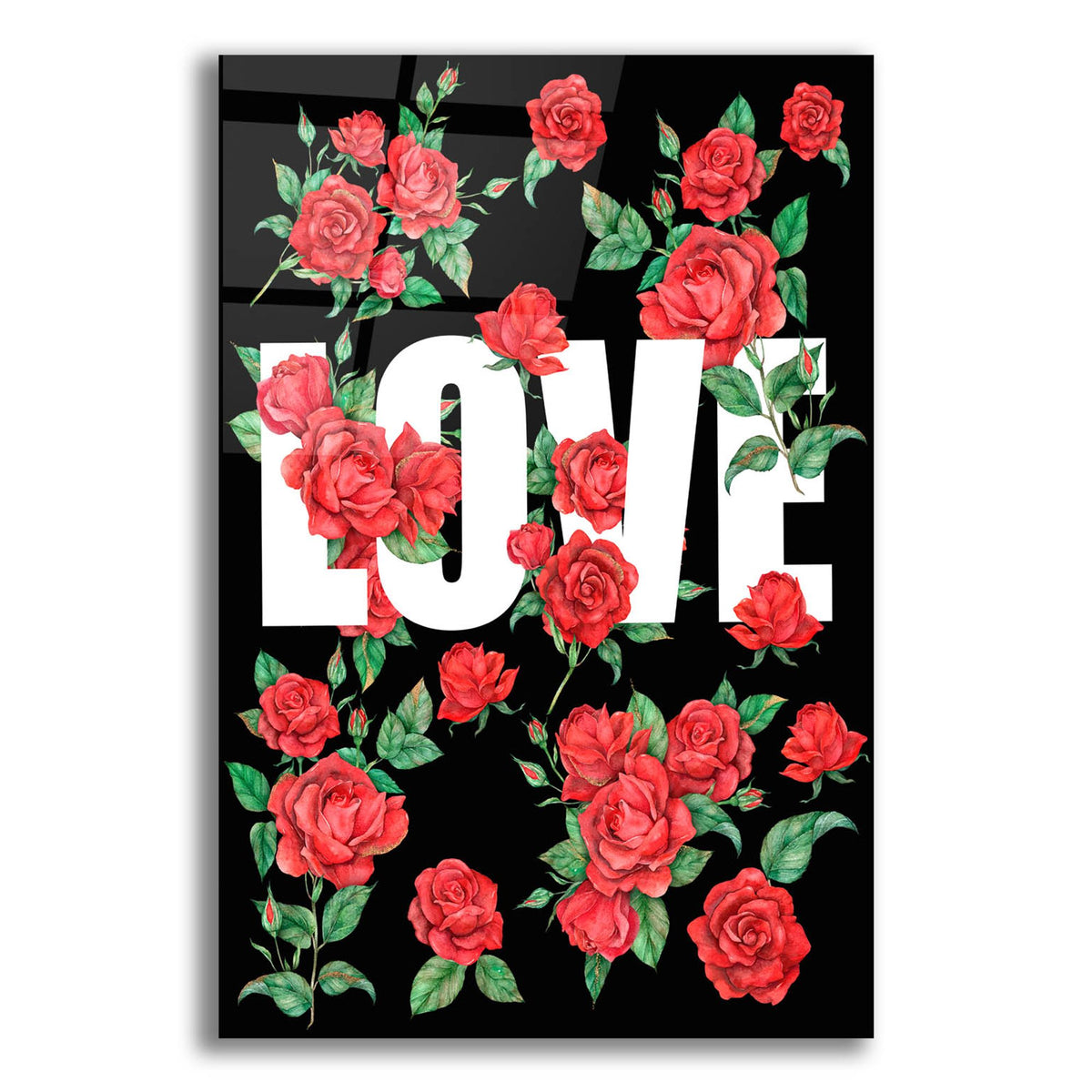 Epic Art 'Love Kiss II' by Regina Moore, Acrylic Glass Wall Art