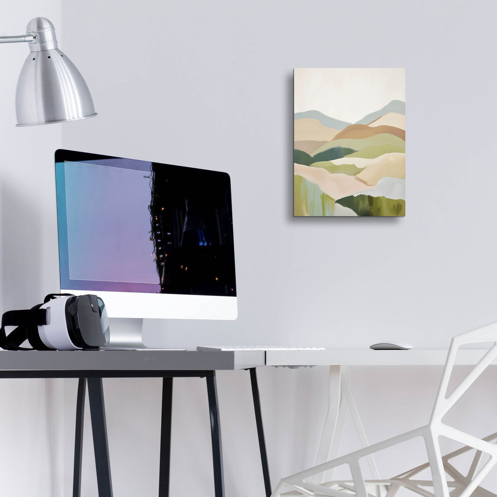 Epic Art 'Abstract Mountain 2' by Petals Prints Design, Acrylic Glass Wall Art,12x16
