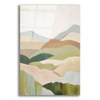 Epic Art 'Abstract Mountain 2' by Petals Prints Design, Acrylic Glass Wall Art
