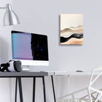 Epic Art 'Black & Beige Landscape 2' by Petals Prints Design, Acrylic Glass Wall Art,12x16