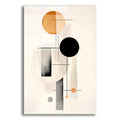 Epic Art 'Black and Tan Geometric 1' by Petals Prints Design, Acrylic Glass Wall Art