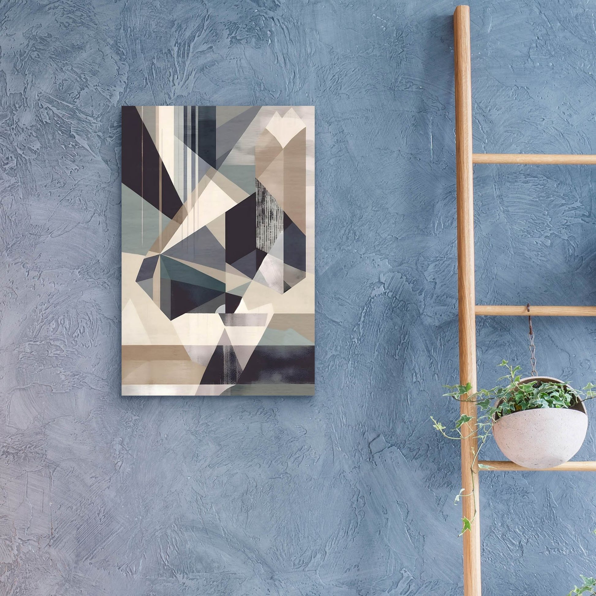 Epic Art 'Geometric 4' by Petals Prints Design, Acrylic Glass Wall Art,16x24