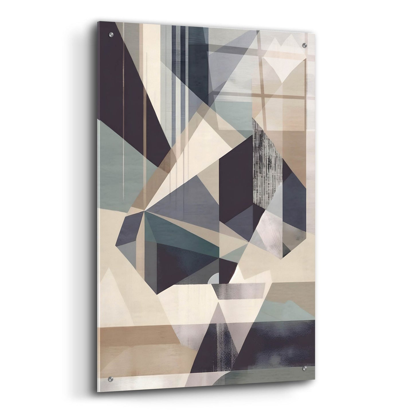 Epic Art 'Geometric 4' by Petals Prints Design, Acrylic Glass Wall Art,24x36