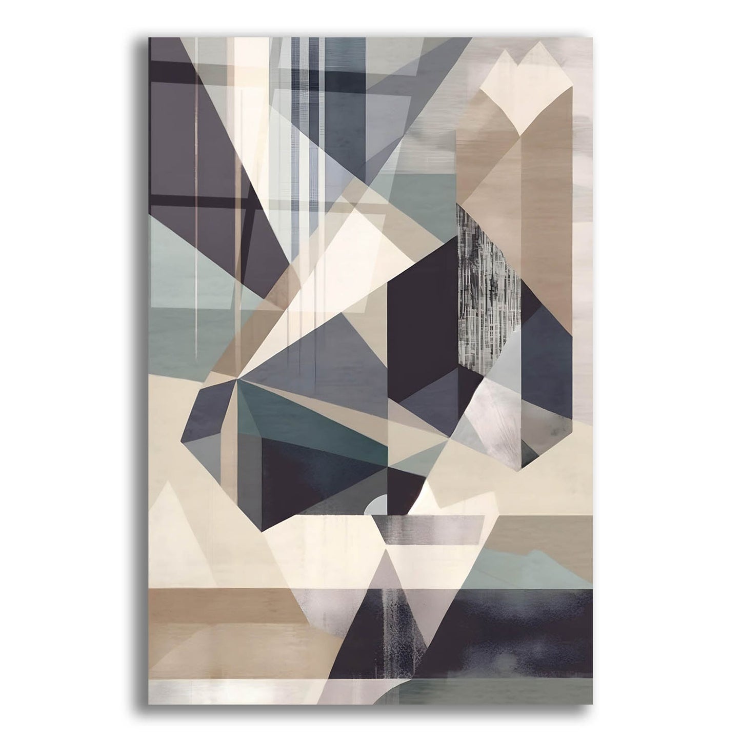 Epic Art 'Geometric 4' by Petals Prints Design, Acrylic Glass Wall Art