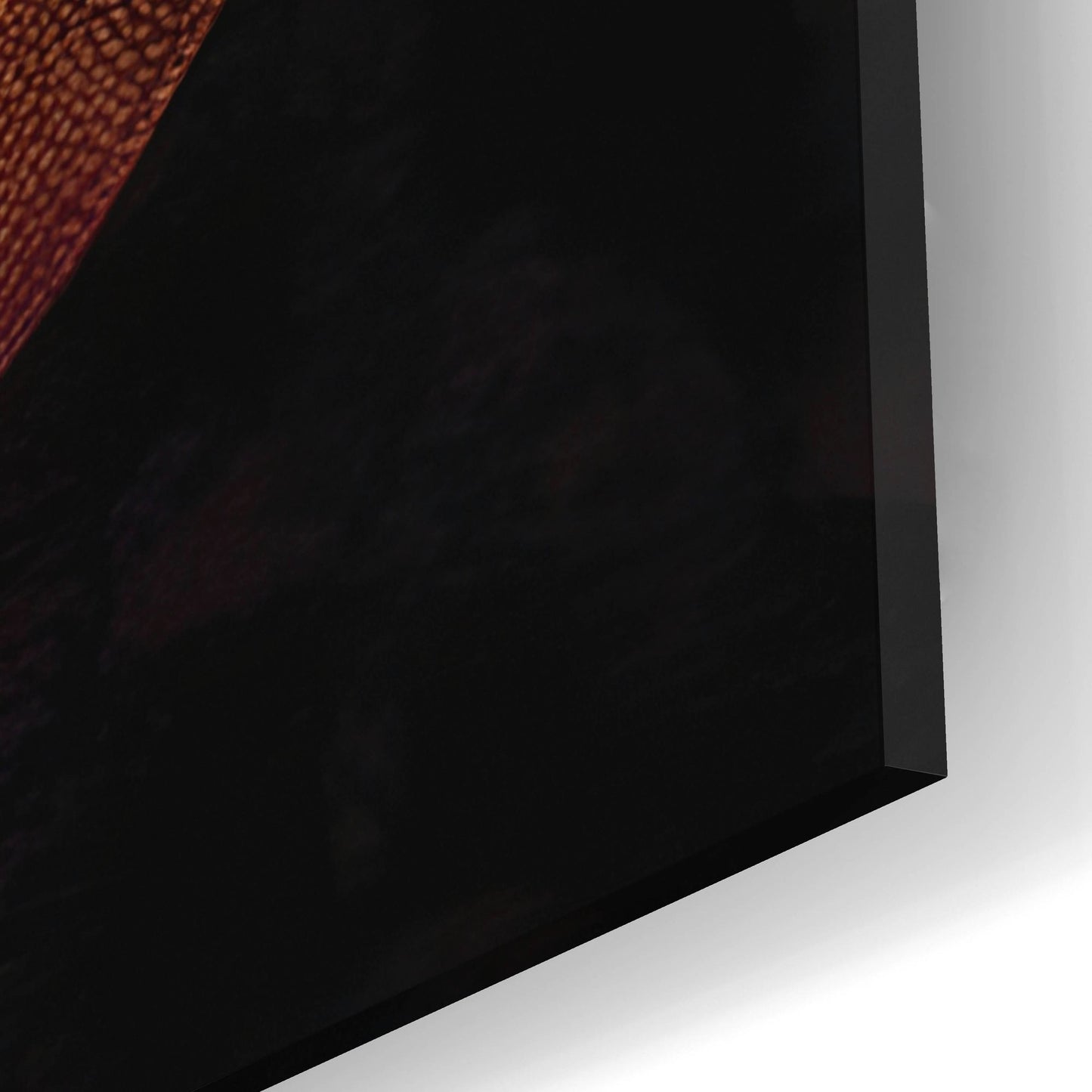 Epic Art 'Minimal Abstract Black 4' by Petals Prints Design, Acrylic Glass Wall Art,12x12