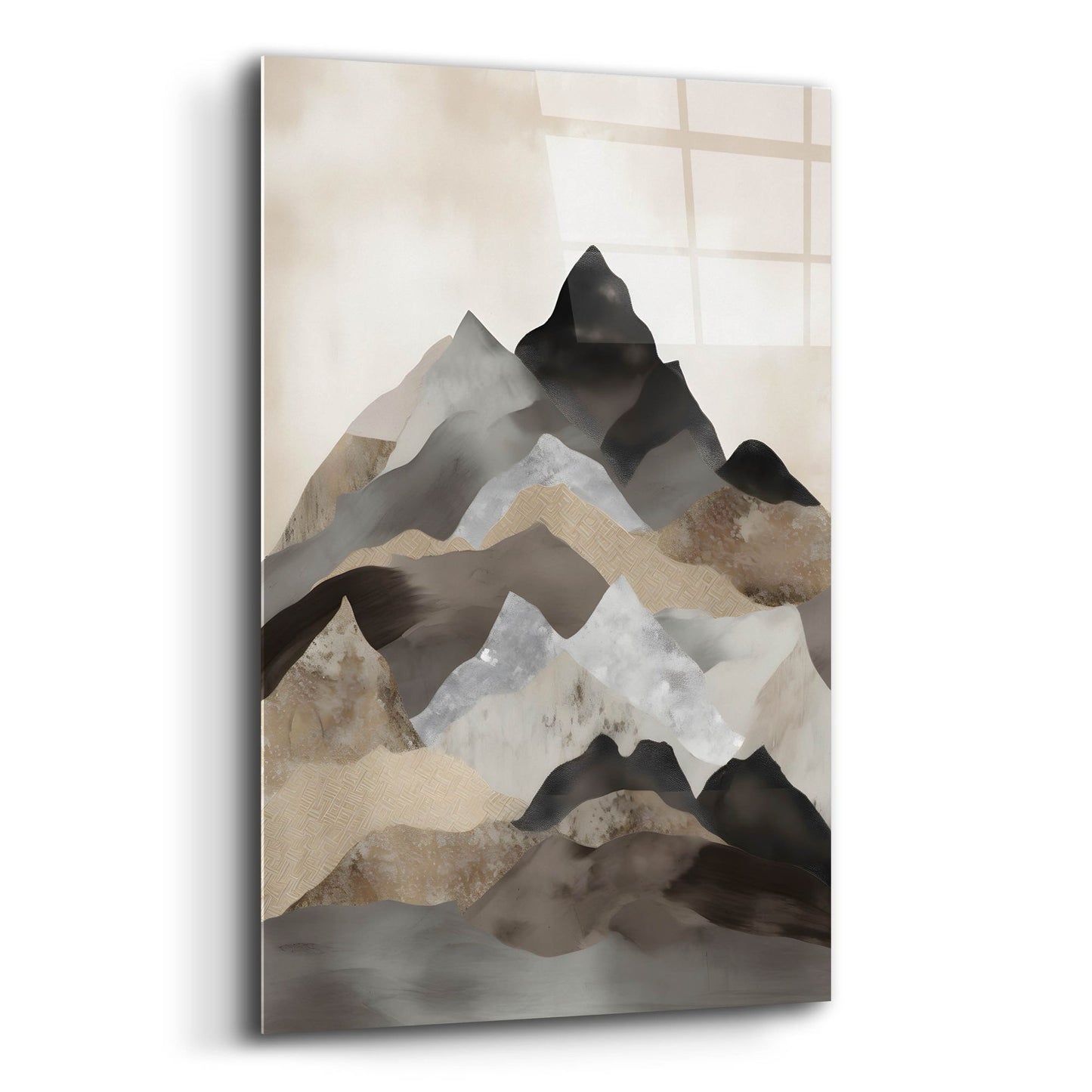 Epic Art 'Boho Mountain 5' by Petals Prints Design, Acrylic Glass Wall Art,16x24