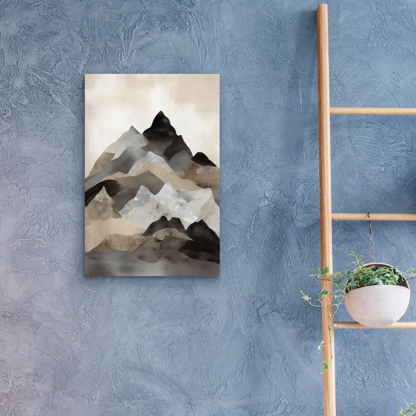 Epic Art 'Boho Mountain 5' by Petals Prints Design, Acrylic Glass Wall Art,16x24