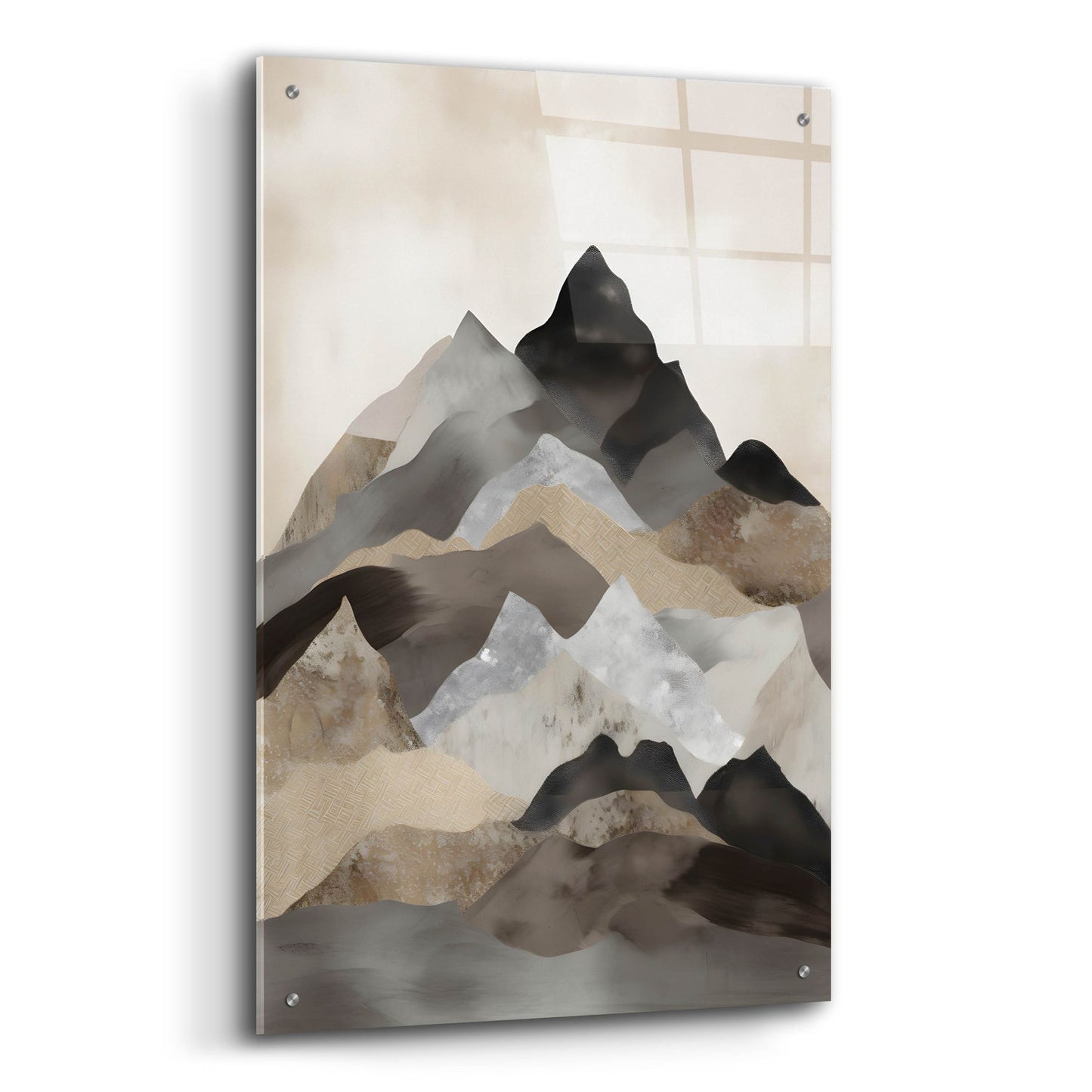 Epic Art 'Boho Mountain 5' by Petals Prints Design, Acrylic Glass Wall Art,24x36