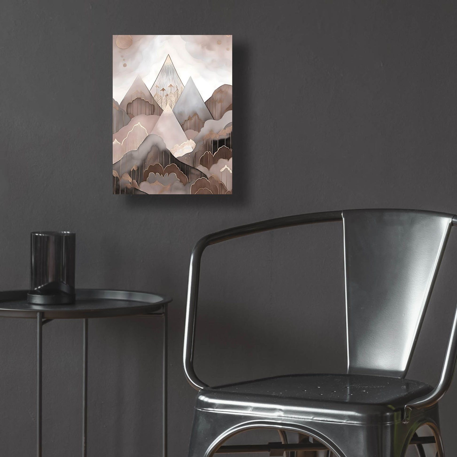 Epic Art 'Boho Mountain 6' by Petals Prints Design, Acrylic Glass Wall Art,12x16