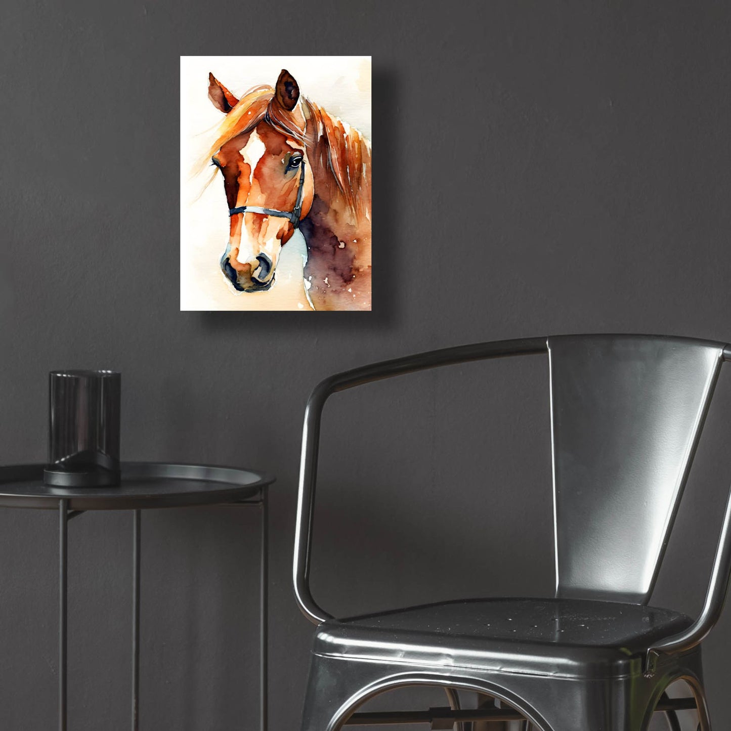Epic Art 'Horse 2' by Petals Prints Design, Acrylic Glass Wall Art,12x16