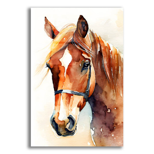 Epic Art 'Horse 2' by Petals Prints Design, Acrylic Glass Wall Art