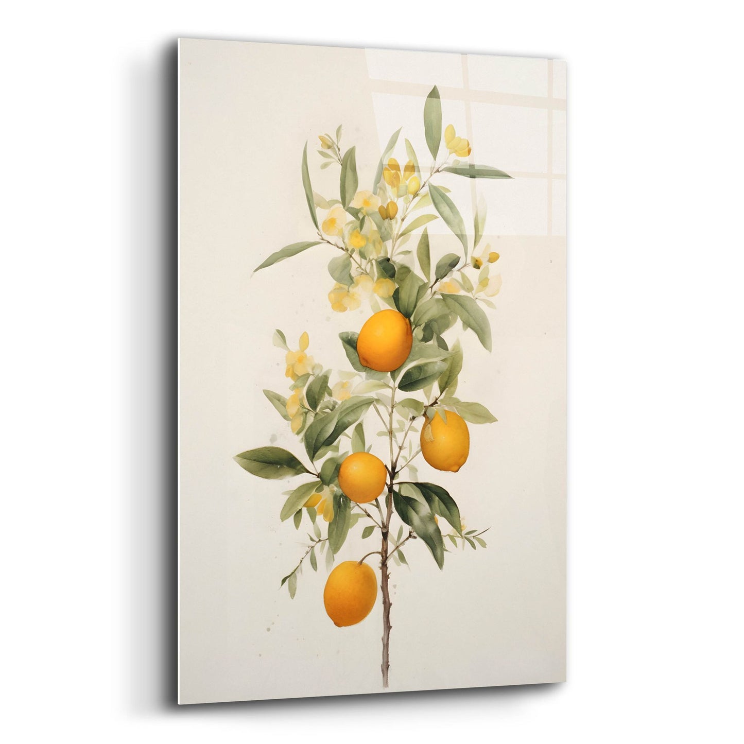 Epic Art 'Botanical Fruit 3' by Petals Prints Design, Acrylic Glass Wall Art,12x16