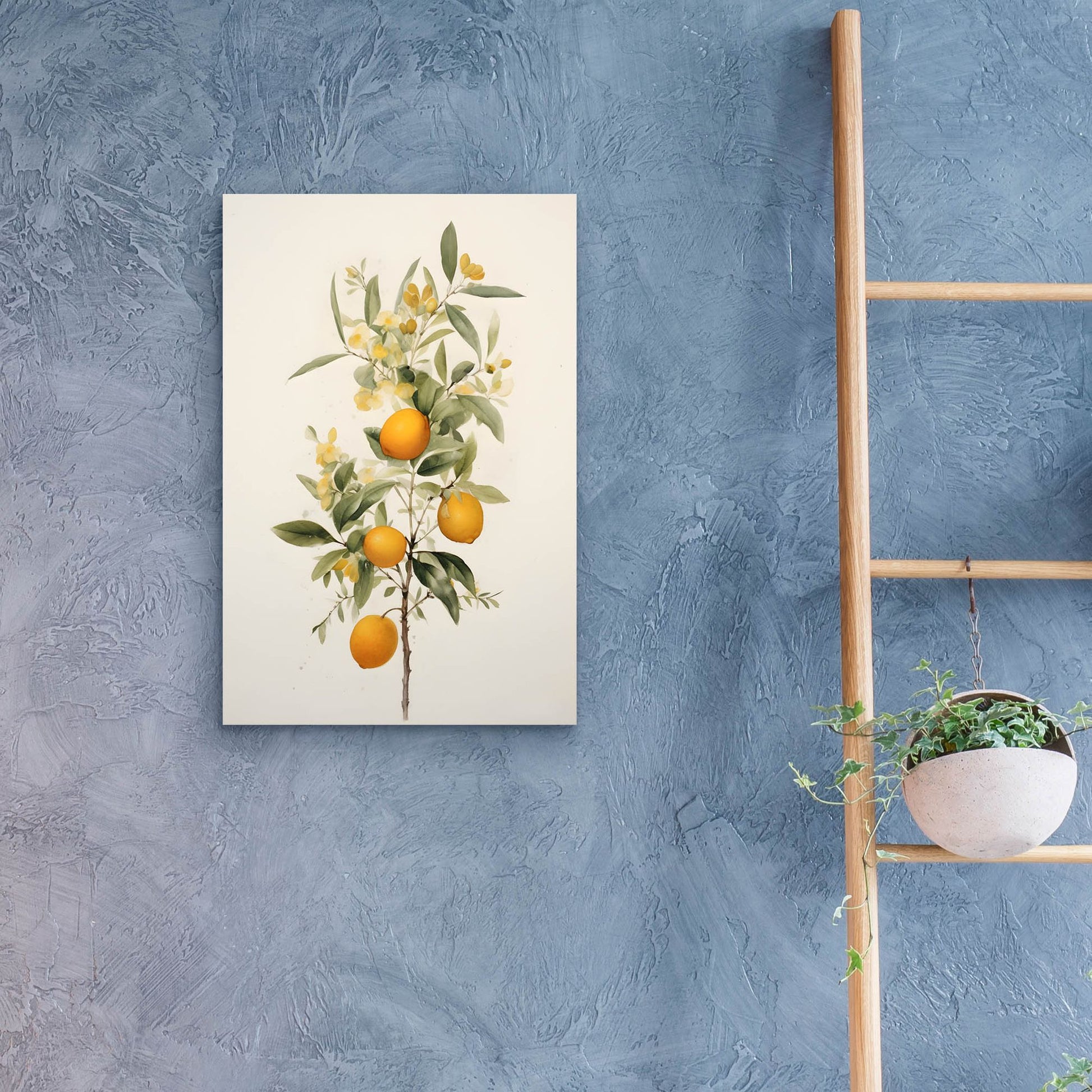 Epic Art 'Botanical Fruit 3' by Petals Prints Design, Acrylic Glass Wall Art,16x24