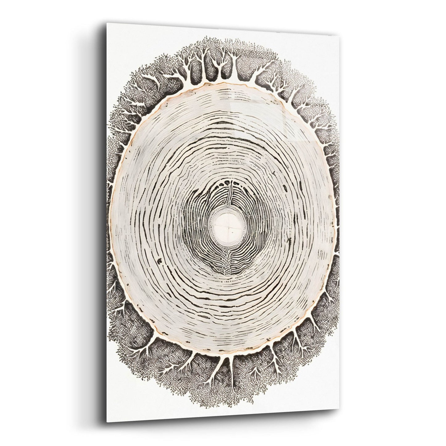 Epic Art 'Nature Inspired 1' by Petals Prints Design, Acrylic Glass Wall Art,12x16