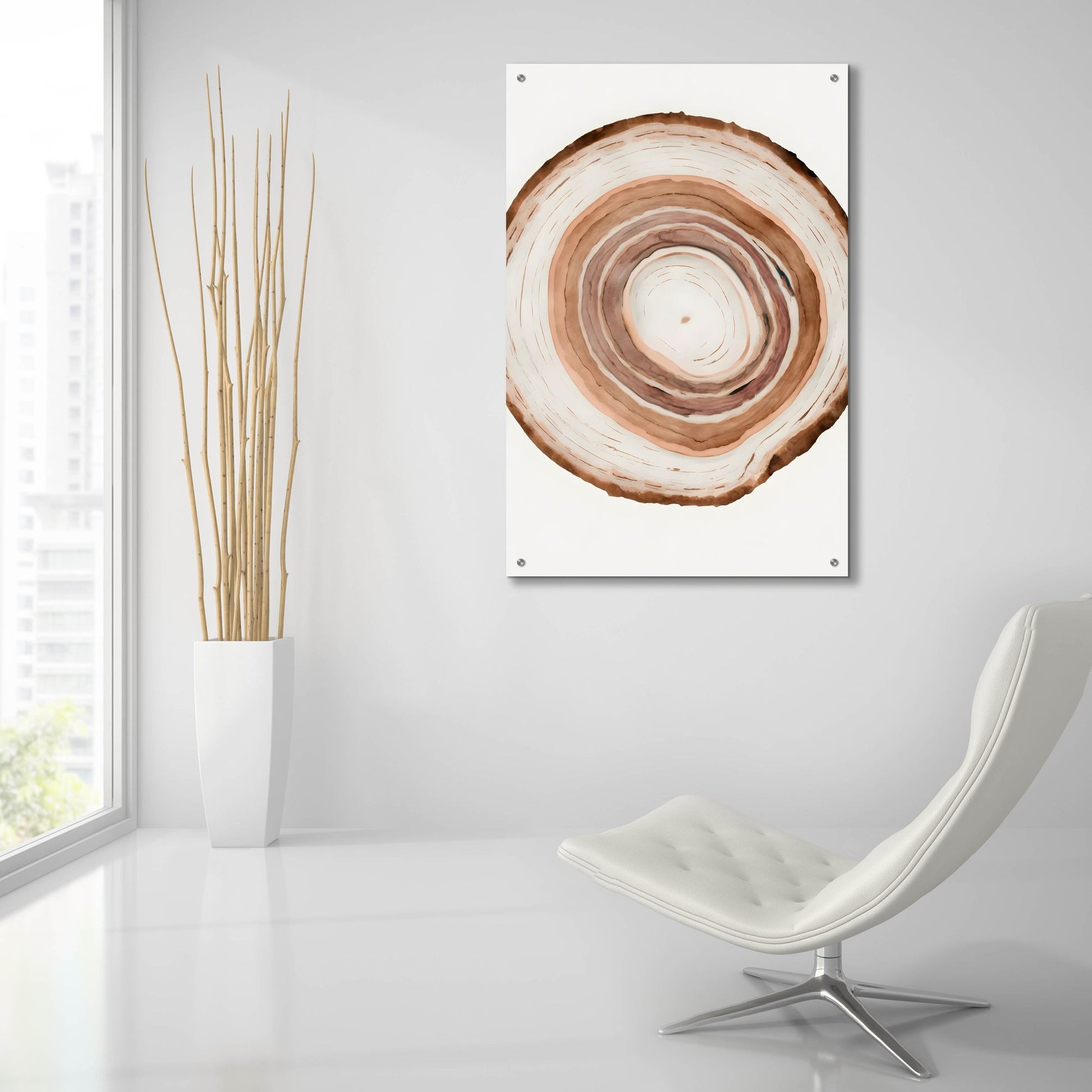 Epic Art 'Nature Inspired 6' by Petals Prints Design, Acrylic Glass Wall Art,24x36