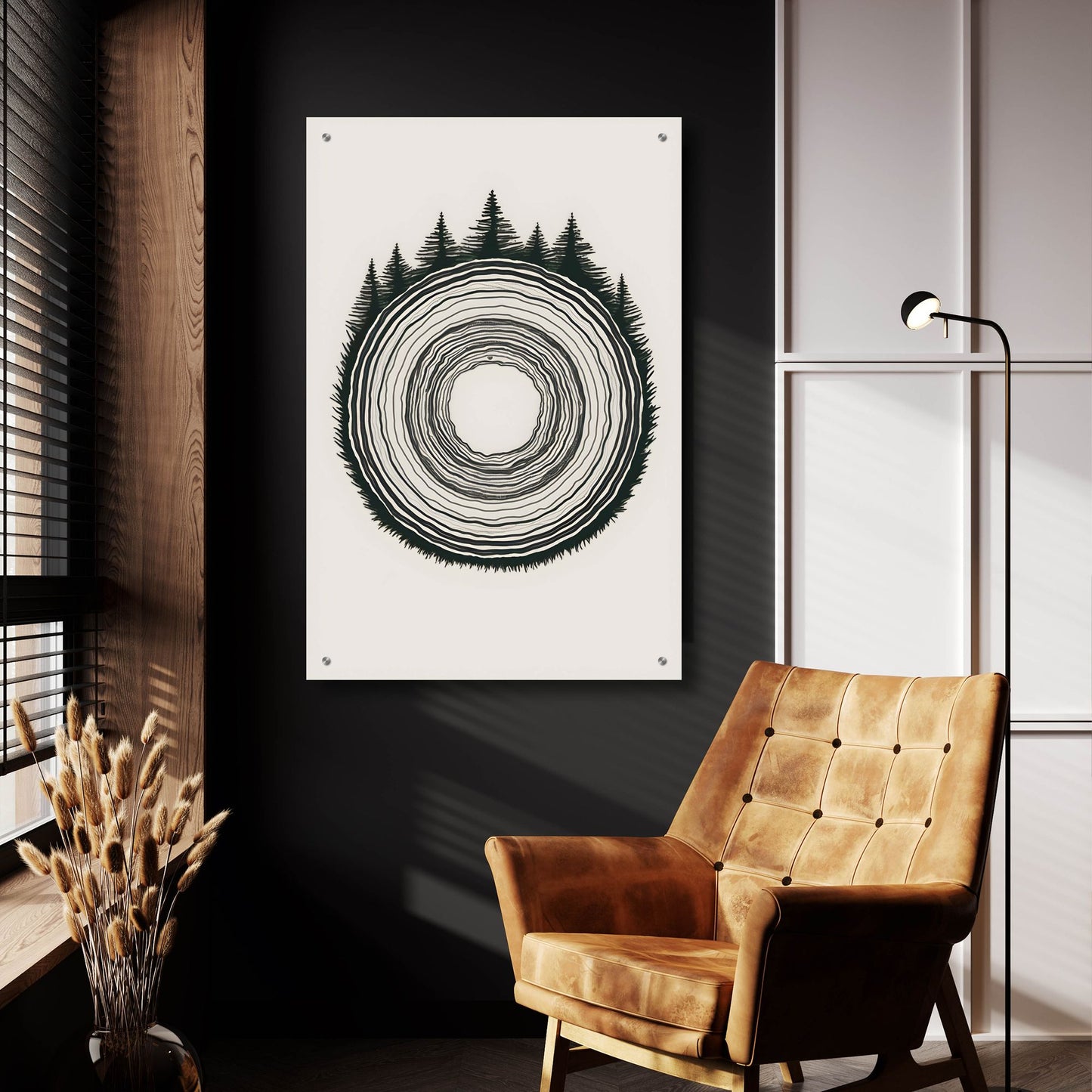 Epic Art 'Nature Inspired 13' by Petals Prints Design, Acrylic Glass Wall Art,24x36