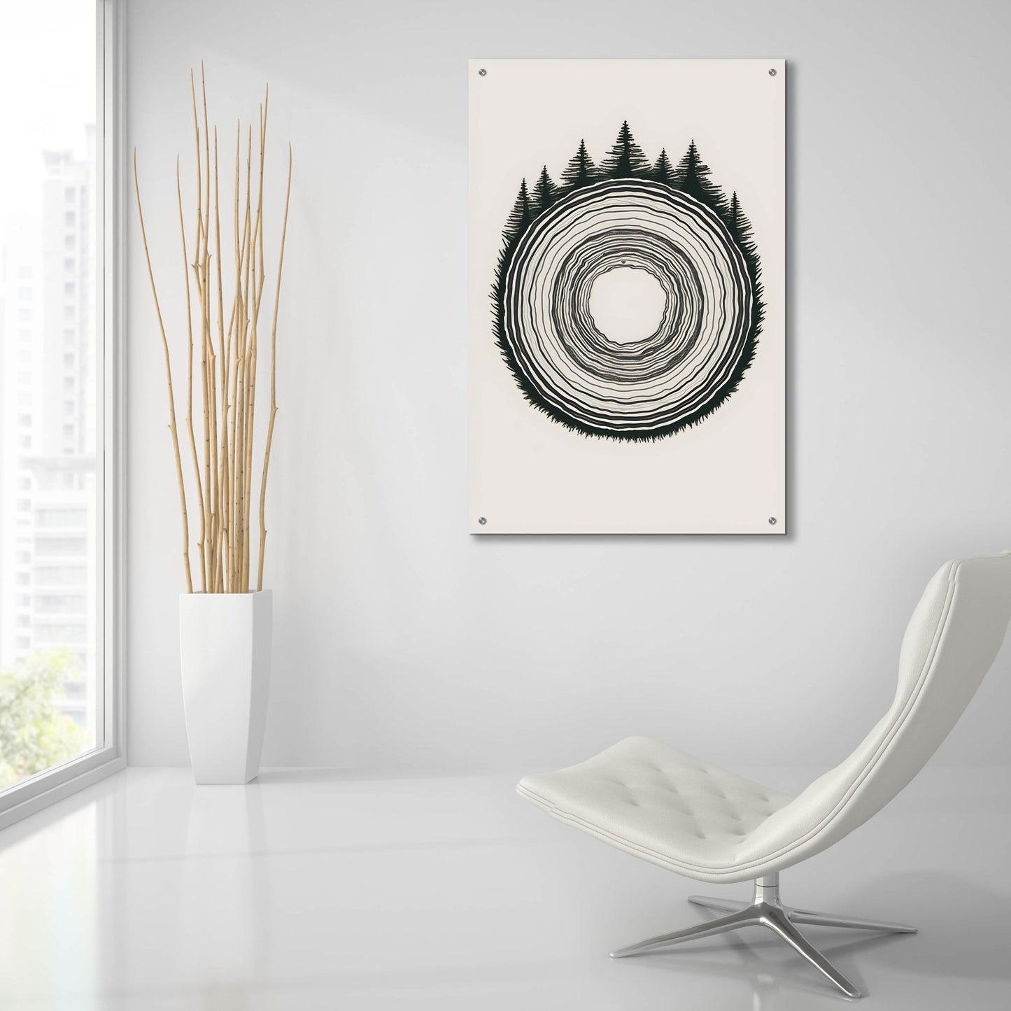 Epic Art 'Nature Inspired 13' by Petals Prints Design, Acrylic Glass Wall Art,24x36