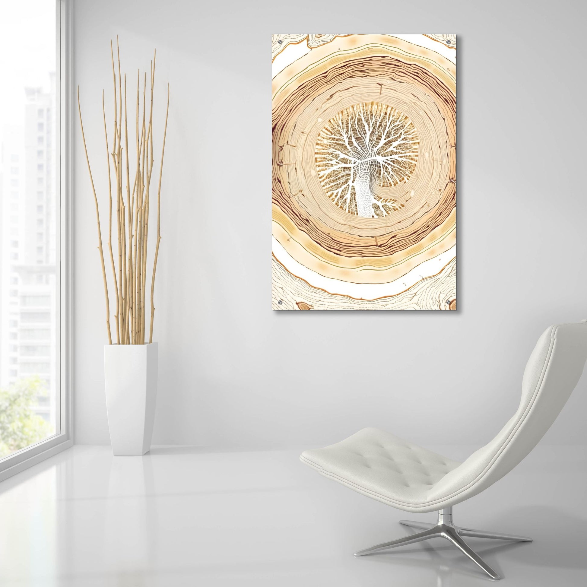 Epic Art 'Nature Inspired 24' by Petals Prints Design, Acrylic Glass Wall Art,24x36