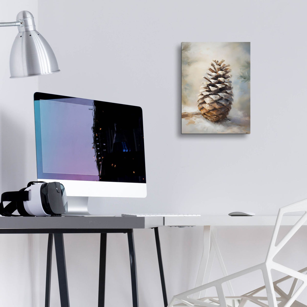 Epic Art 'Pinecone 1' by Petals Prints Design, Acrylic Glass Wall Art,12x16
