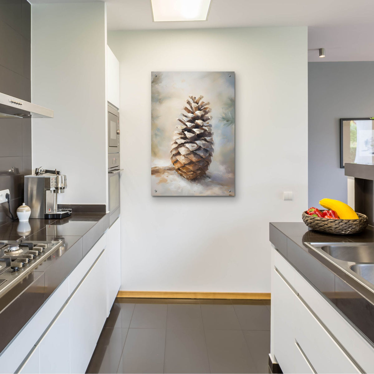 Epic Art 'Pinecone 1' by Petals Prints Design, Acrylic Glass Wall Art,24x36
