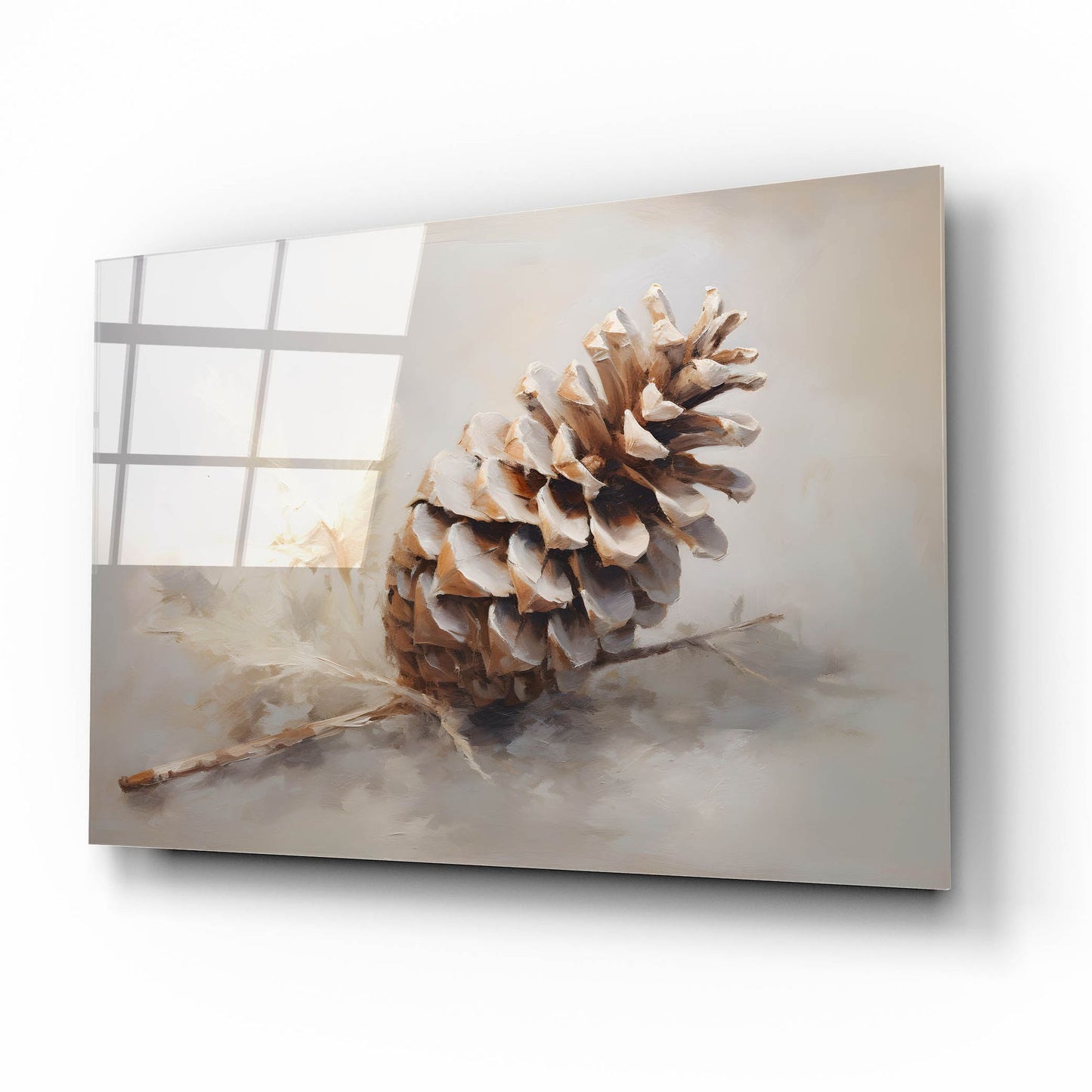 Epic Art 'Pinecone' by Petals Prints Design, Acrylic Glass Wall Art,16x12