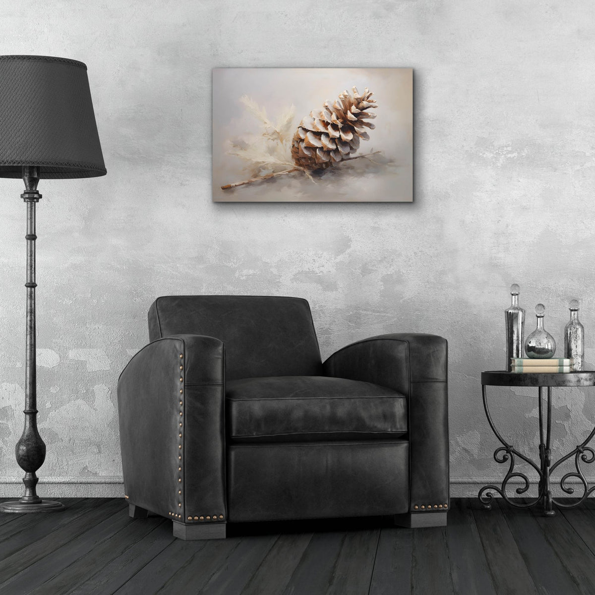 Epic Art 'Pinecone' by Petals Prints Design, Acrylic Glass Wall Art,24x16