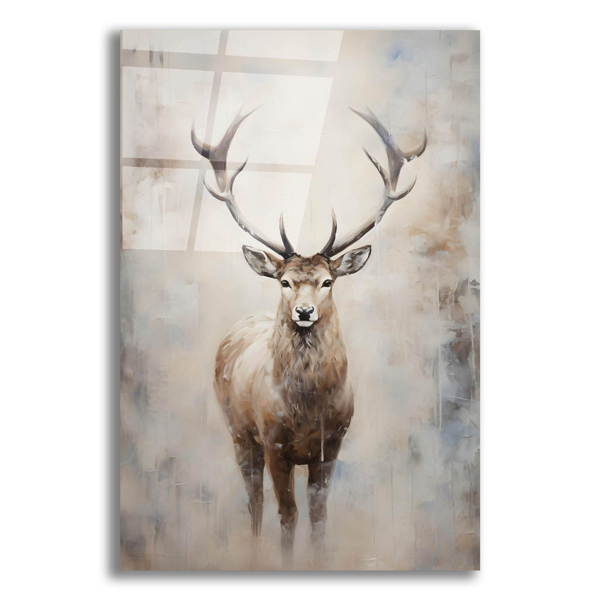 Epic Art 'Reindeer' by Petals Prints Design, Acrylic Glass Wall Art