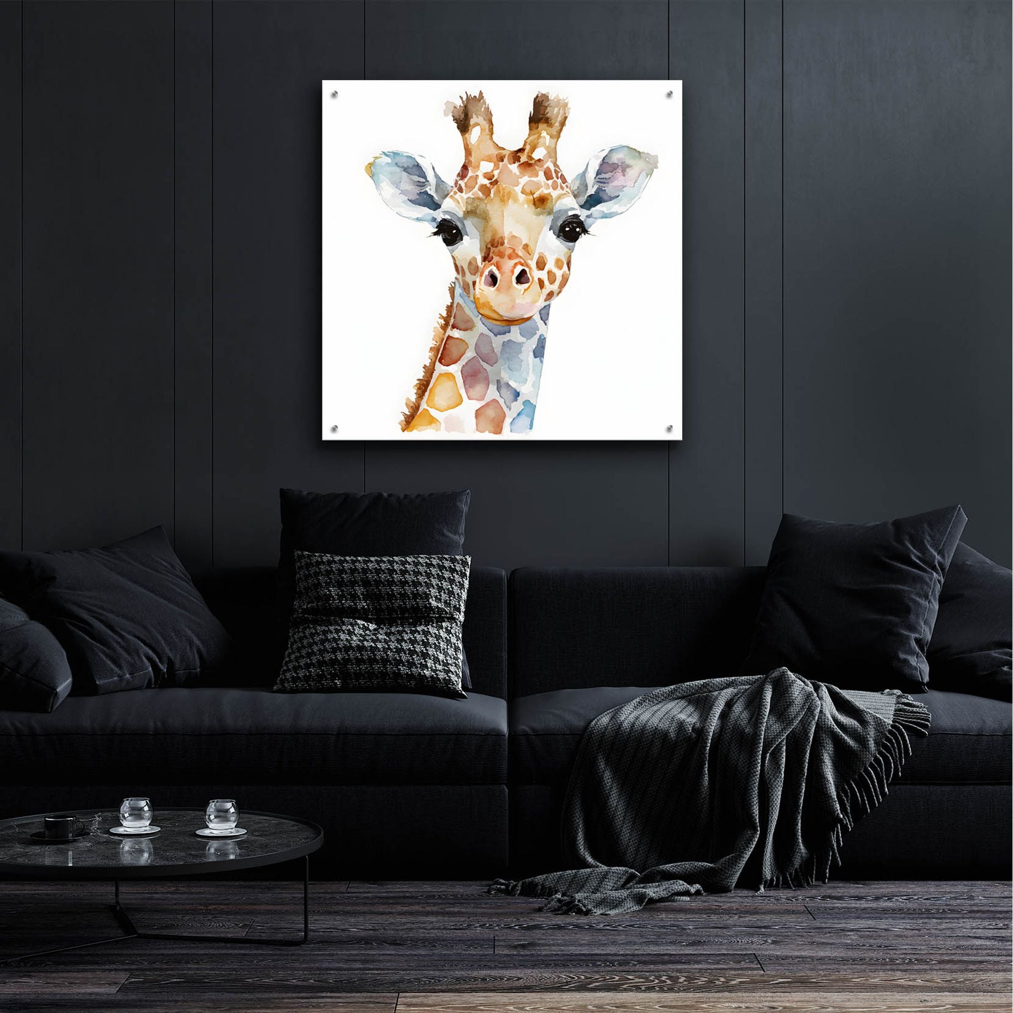 African paintings, deals giraffe wall painting, acrylic wall art, canvas painting, bedroom wall decor, living room wall art