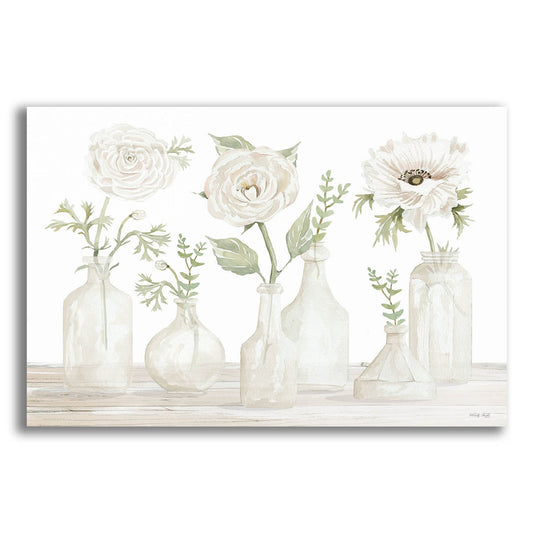 Epic Art 'Bottles and Flowers II' by Cindy Jacobs, Acrylic Glass Wall Art