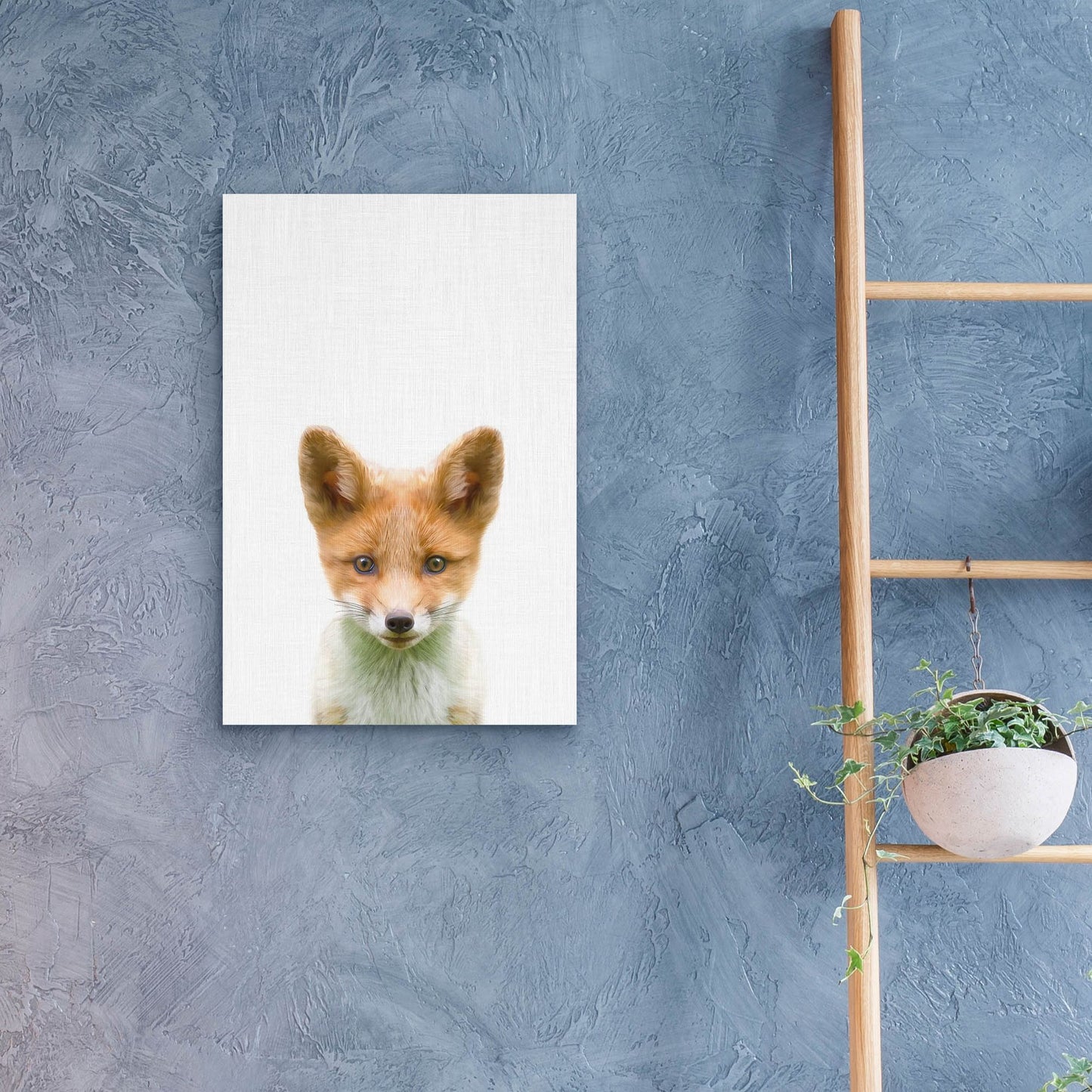 Epic Art 'Baby Fox' by Tai Prints, Acrylic Glass Wall Art,16x24