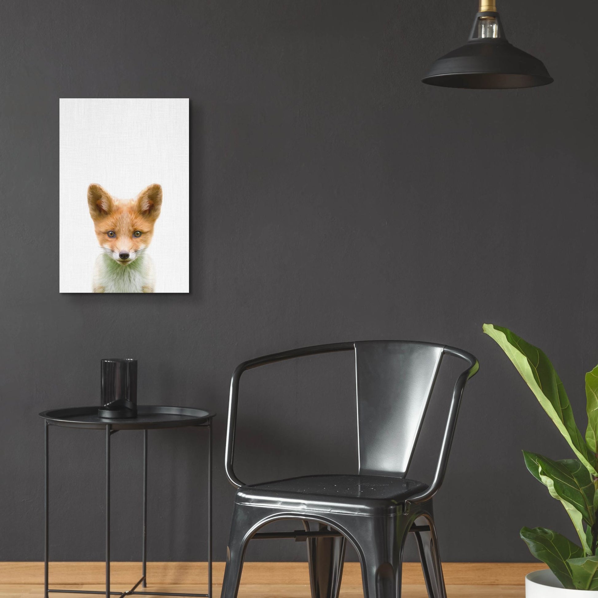 Epic Art 'Baby Fox' by Tai Prints, Acrylic Glass Wall Art,16x24