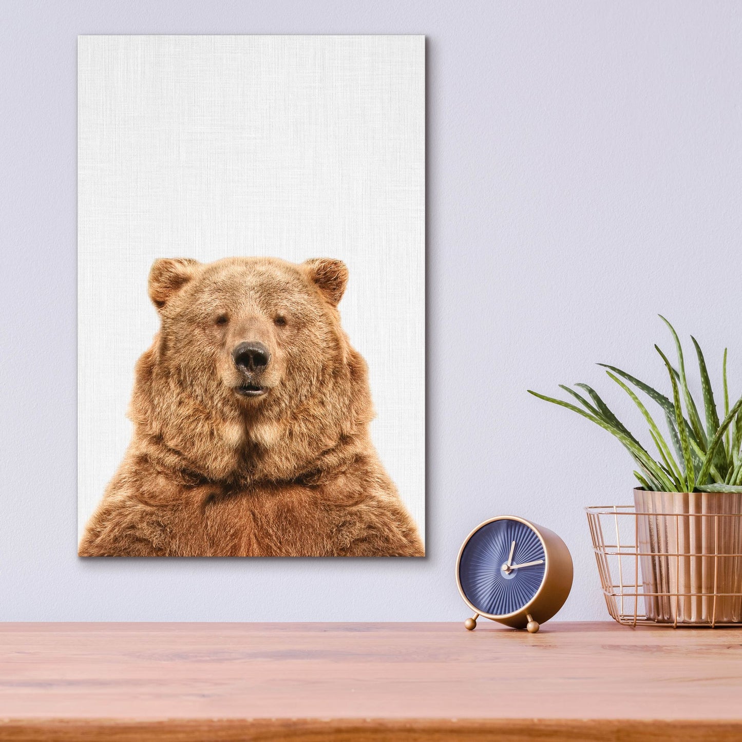 Epic Art 'Bear' by Tai Prints, Acrylic Glass Wall Art,12x16