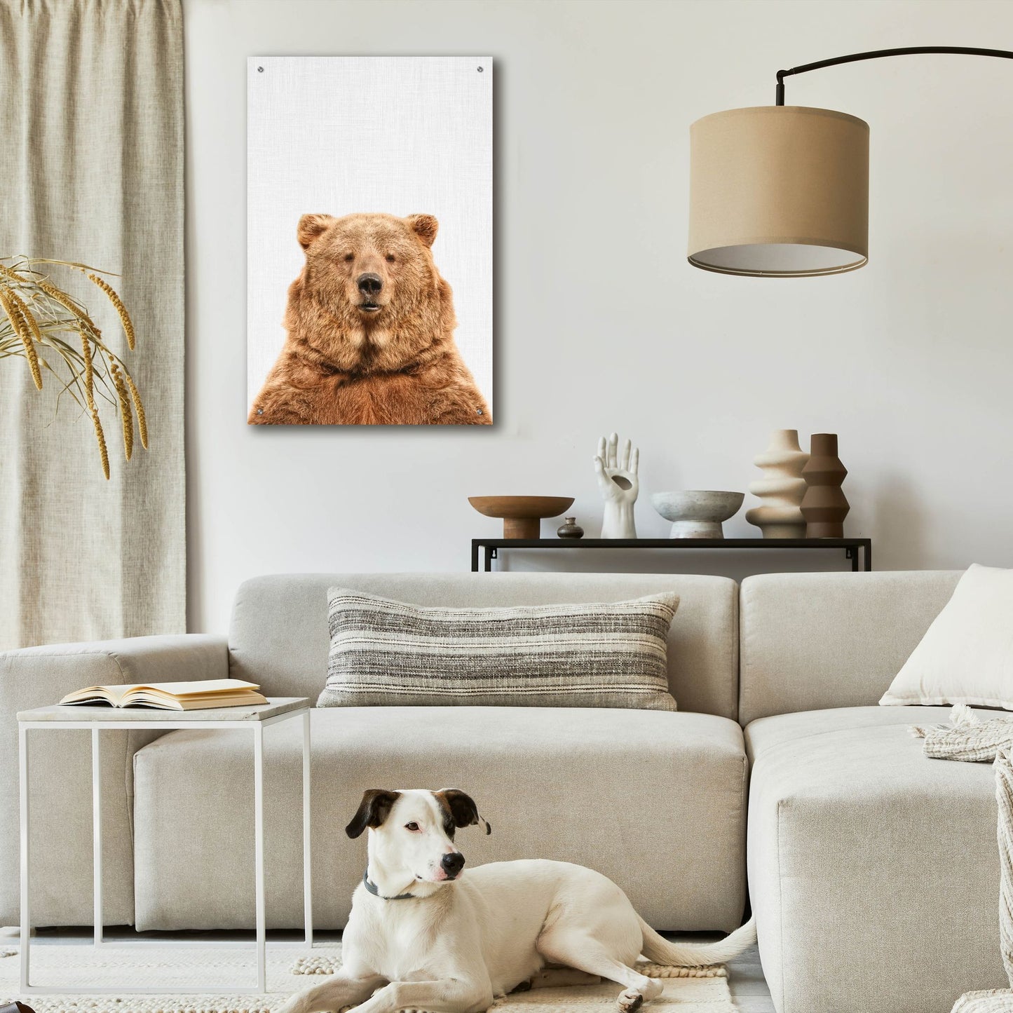 Epic Art 'Bear' by Tai Prints, Acrylic Glass Wall Art,24x36