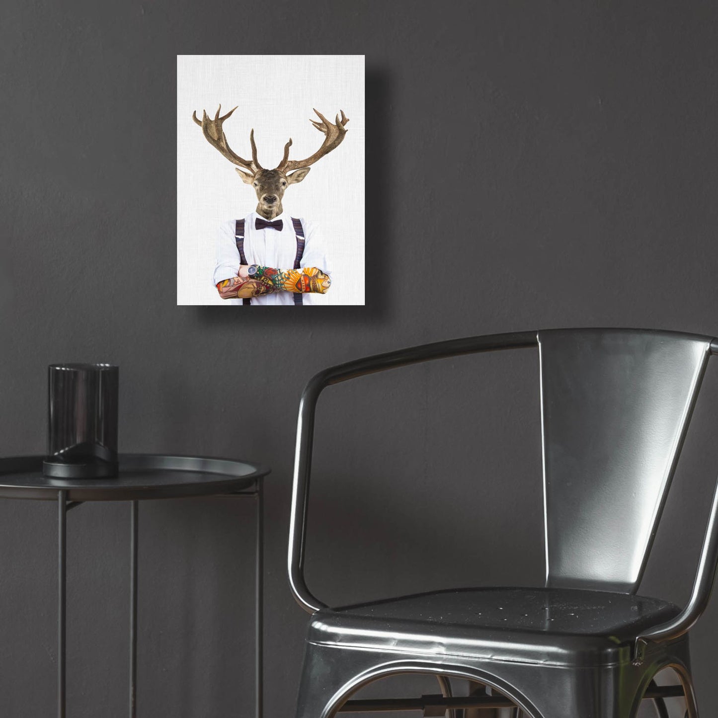 Epic Art 'Deer Man' by Tai Prints, Acrylic Glass Wall Art,12x16