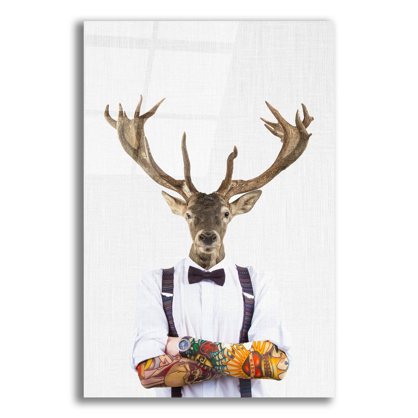 Epic Art 'Deer Man' by Tai Prints, Acrylic Glass Wall Art