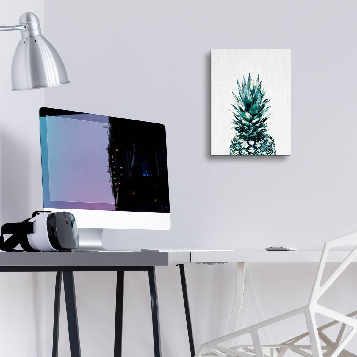Epic Art 'Pineapple Ii' by Tai Prints, Acrylic Glass Wall Art,12x16