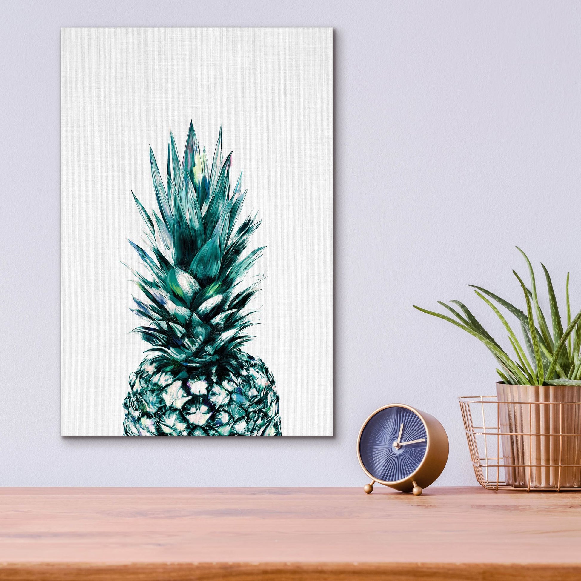 Epic Art 'Pineapple Ii' by Tai Prints, Acrylic Glass Wall Art,12x16
